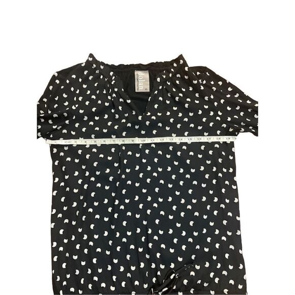 ANTHROPOLOGIE Dolan Left Coast Alcine Printed Ruffle Moon Print French Q… - Picture 12 of 13